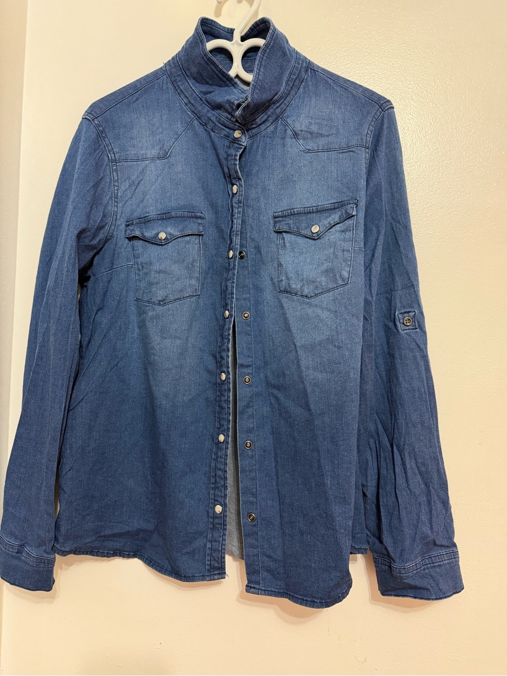 Ci Sono Men's Indigo Denim Shirt Jacket